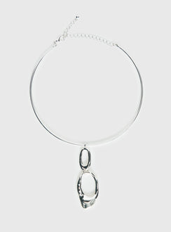 Myler Pendant Necklace Silver