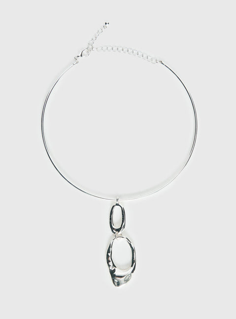 Myler Pendant Necklace Silver