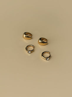 Chasing Stars Earring Pack Gold