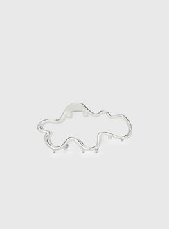Vanish Hair Clip Silver
