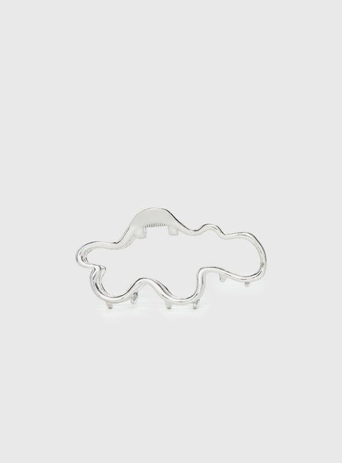 Vanish Hair Clip Silver