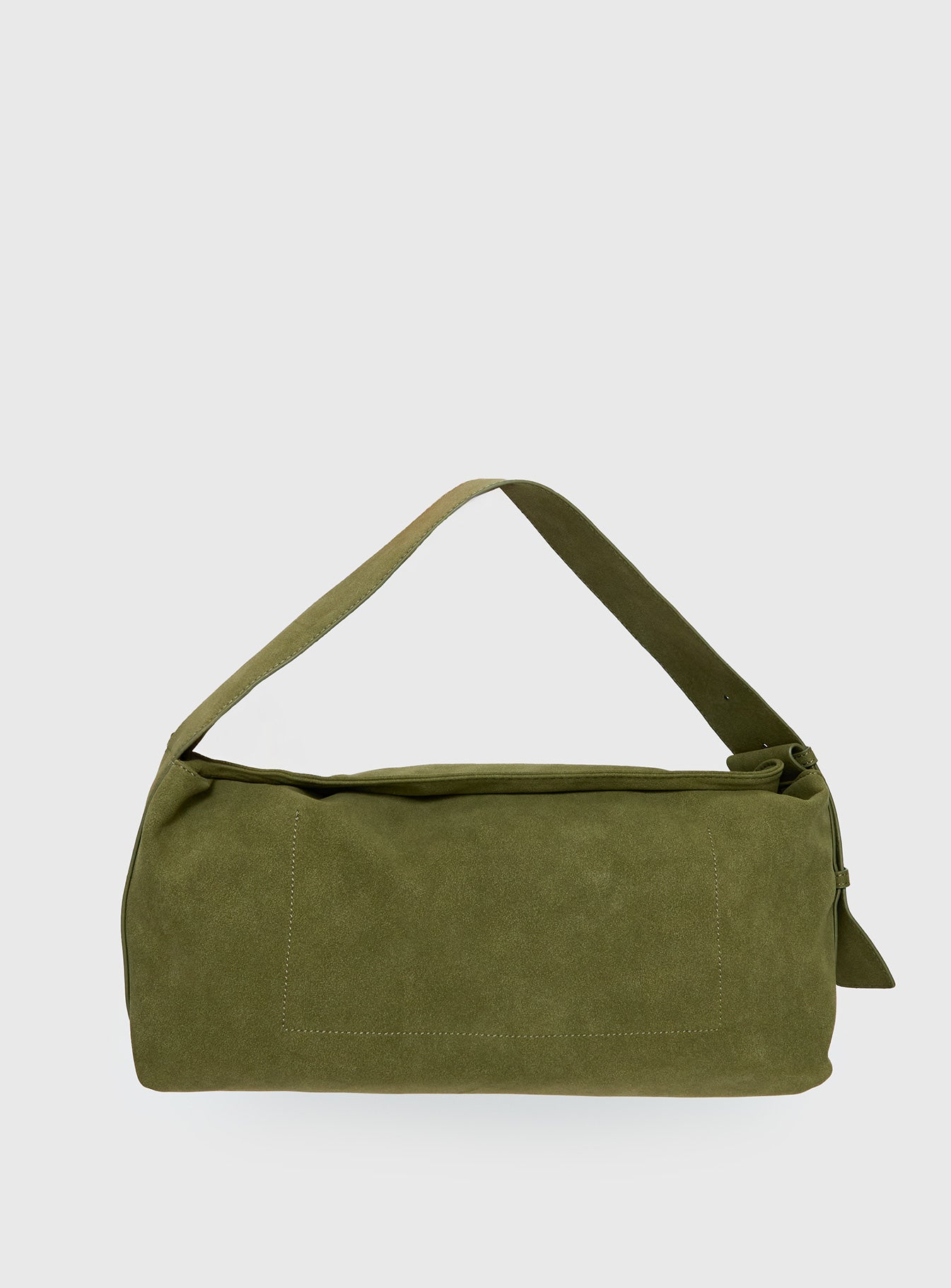 Seraphia Faux Suede Shoulder Bag Green