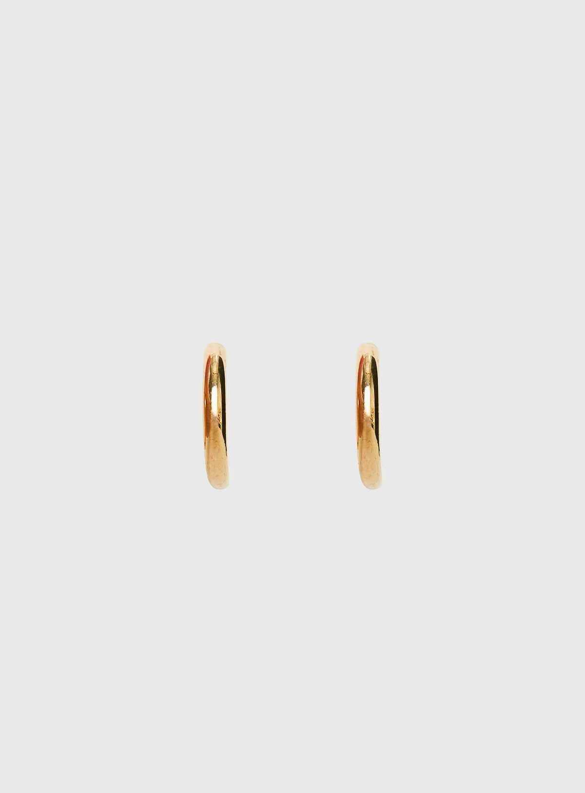 Tindra Gold Plated 25mm Hoop Earrings Gold