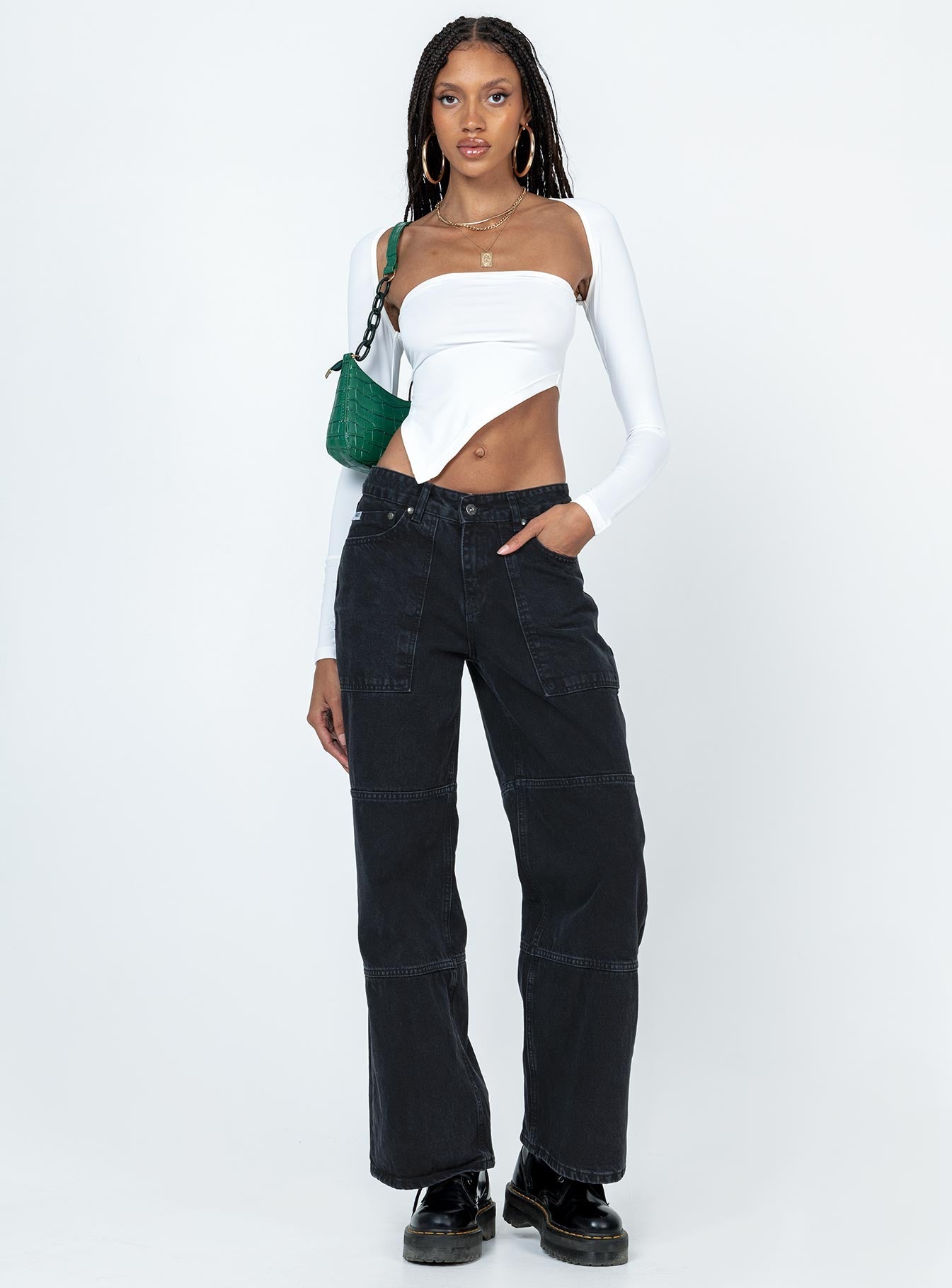 product Princess Polly Sleeveless Square Neck  Koslo Bolero Top White