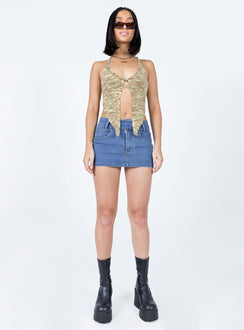 product Princess Polly Sleeveless Scoop Neck  Motel Arumi Top Mix Space Dye Multi