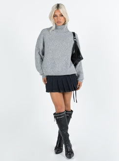 product Oswin Turtleneck Sweater Grey Princess Polly  Long 