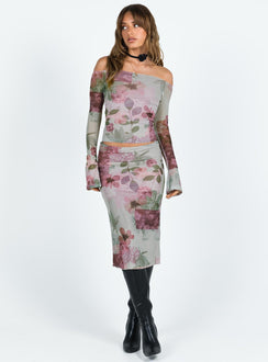 product Princess Polly Full Sleeves Square Neck  Neira Long Sleeve Top Mesh Multi