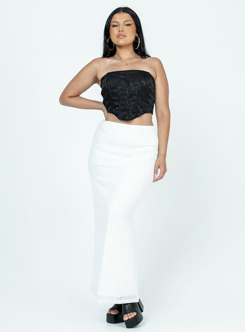 product Maynard Maxi Skirt White Princess Polly  Maxi 