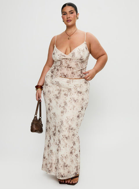 Shepherd Top Floral Multi Curve