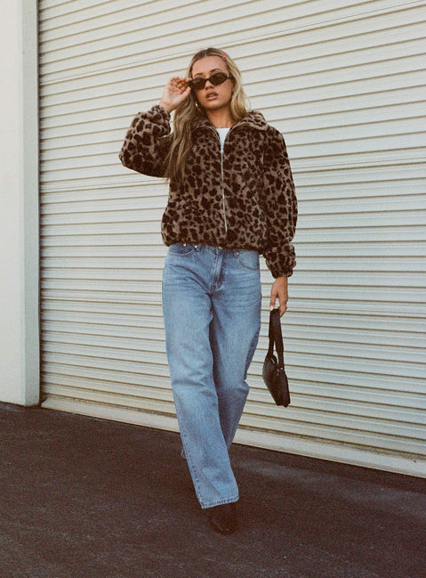 back view of model wearing Princess Polly Colemane Mid Rise Denim Jeans Angel Blue Petite Mid Rise 