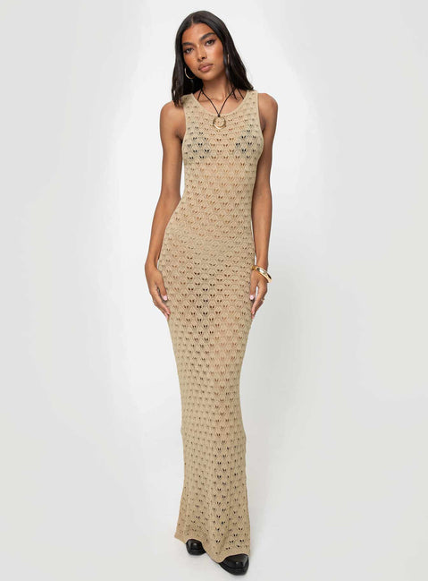 Westbrook Maxi Dress Beige