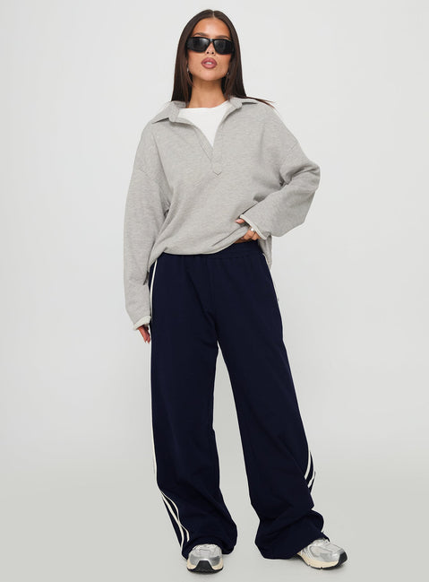 Another Level Collared Jumper Grey