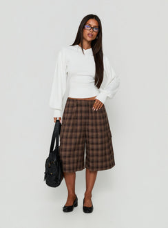 Emerica V Neck Cinched Sweater White