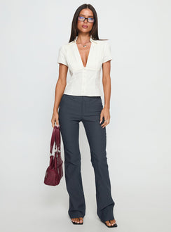 Dariana Flare Pant Charcoal