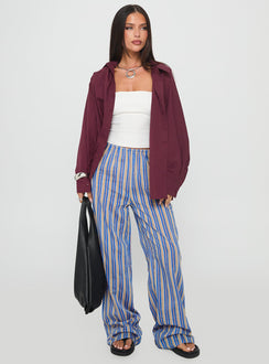 Nereida Long Sleeve Shirt Plum