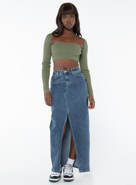 Matching knit tube top and bolero Good stretch, unlined 