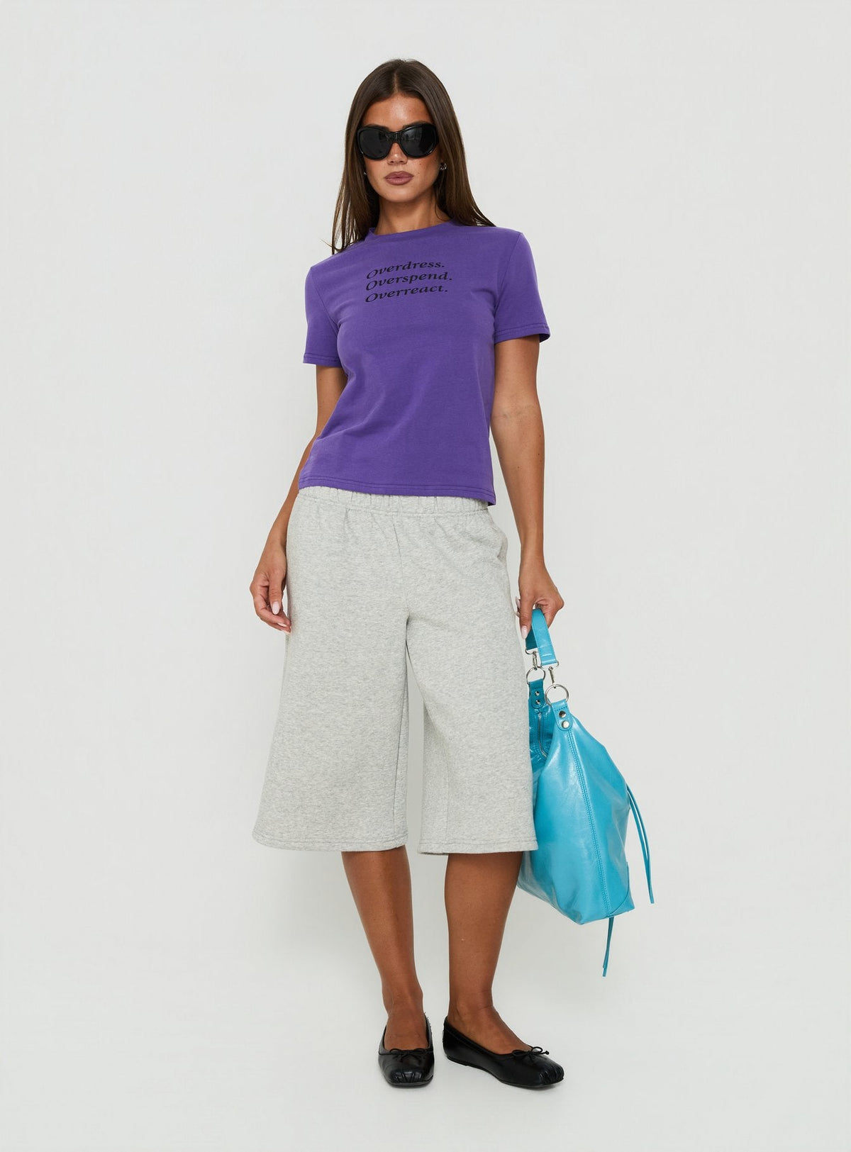 Overdressed Tee Grape