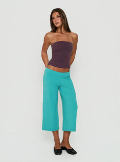 Kassey Gaucho Shorts Teal