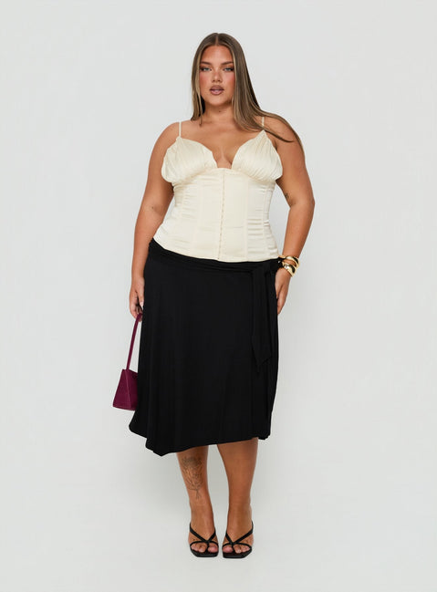 Scorsese Corset Top Champagne Curve