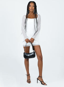 product Princess Polly Square Neck  Bilbao Long Sleeve Mini Dress White