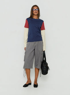 The Brass Long Sleeve Top Multi