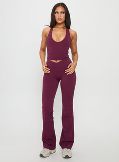 Fast Track Longline Active Tank Top Plum