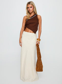 Frankle Top Chocolate / Blue