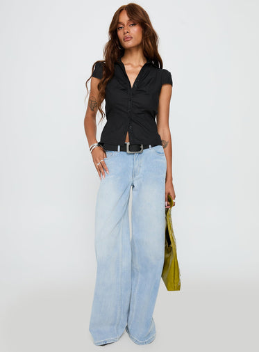 Arianwyn Short Sleeve Shirt Black