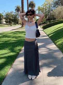 product The Charmaine Maxi Skirt Slate Princess Polly  Maxi 