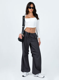 product Princess Polly Full Sleeves Square Neck  Cahill Long Sleeve Top White