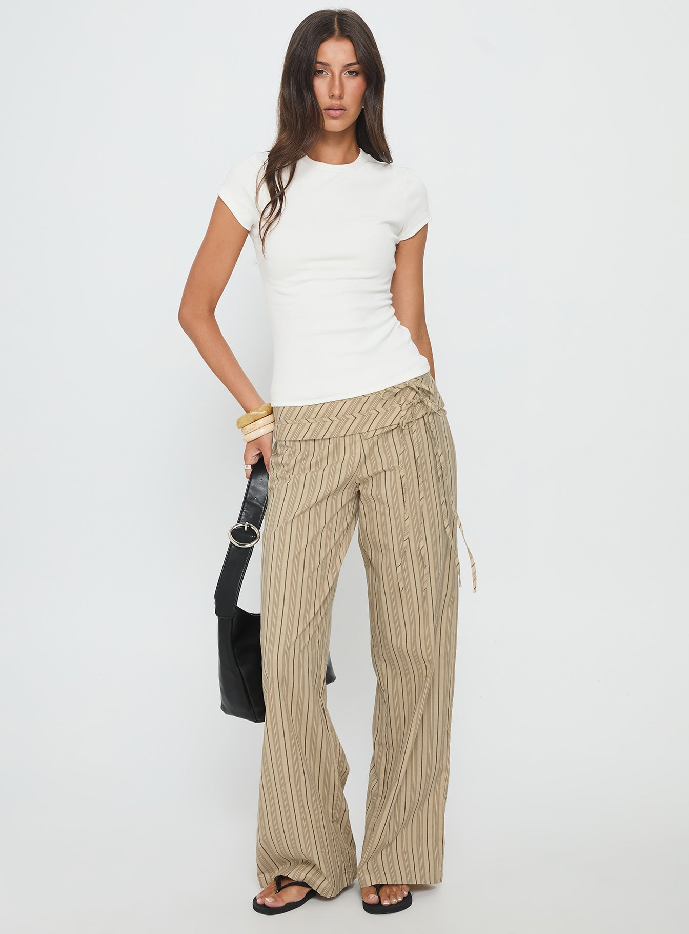 Baseline Longline Rib Top White