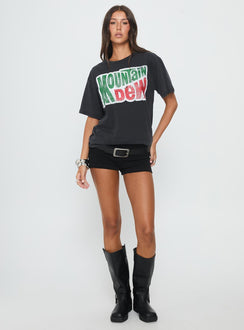 Mountain Dew Oversized Graphic Tee Black