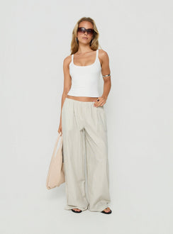 Lunea Concealed Waistband Pants Pinstripe