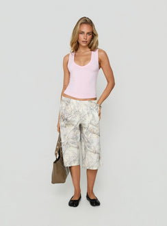 Sayllor Longline Sweat Shorts Camo