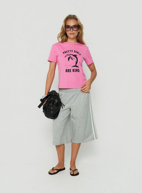 Sayllor Longline Sweat Shorts Grey Marle