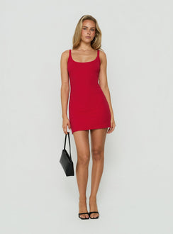 Daily Define Kasper Mini Dress Red