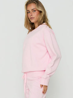 Wellness Off The Shoulder Jumper Pink