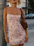 Kemmi Mini Dress Pink / Multi