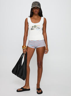 Love From Maui Graphic Tank Top White