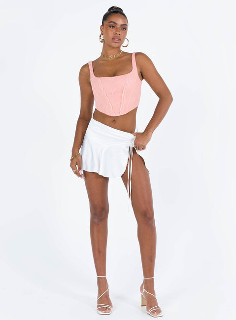 product Princess Polly Sleeveless V-Neck  Eblin Corset Top Pink