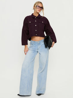 Hughes Denim Jacket Currant