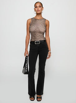 Bethany Low Rise Bootleg Jeans Washed Black