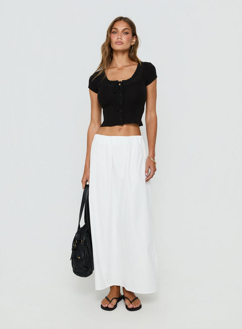 Kaliyah Layered Button Down Top Black
