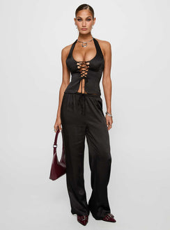 Cinematic Timing Tie Up Set Black