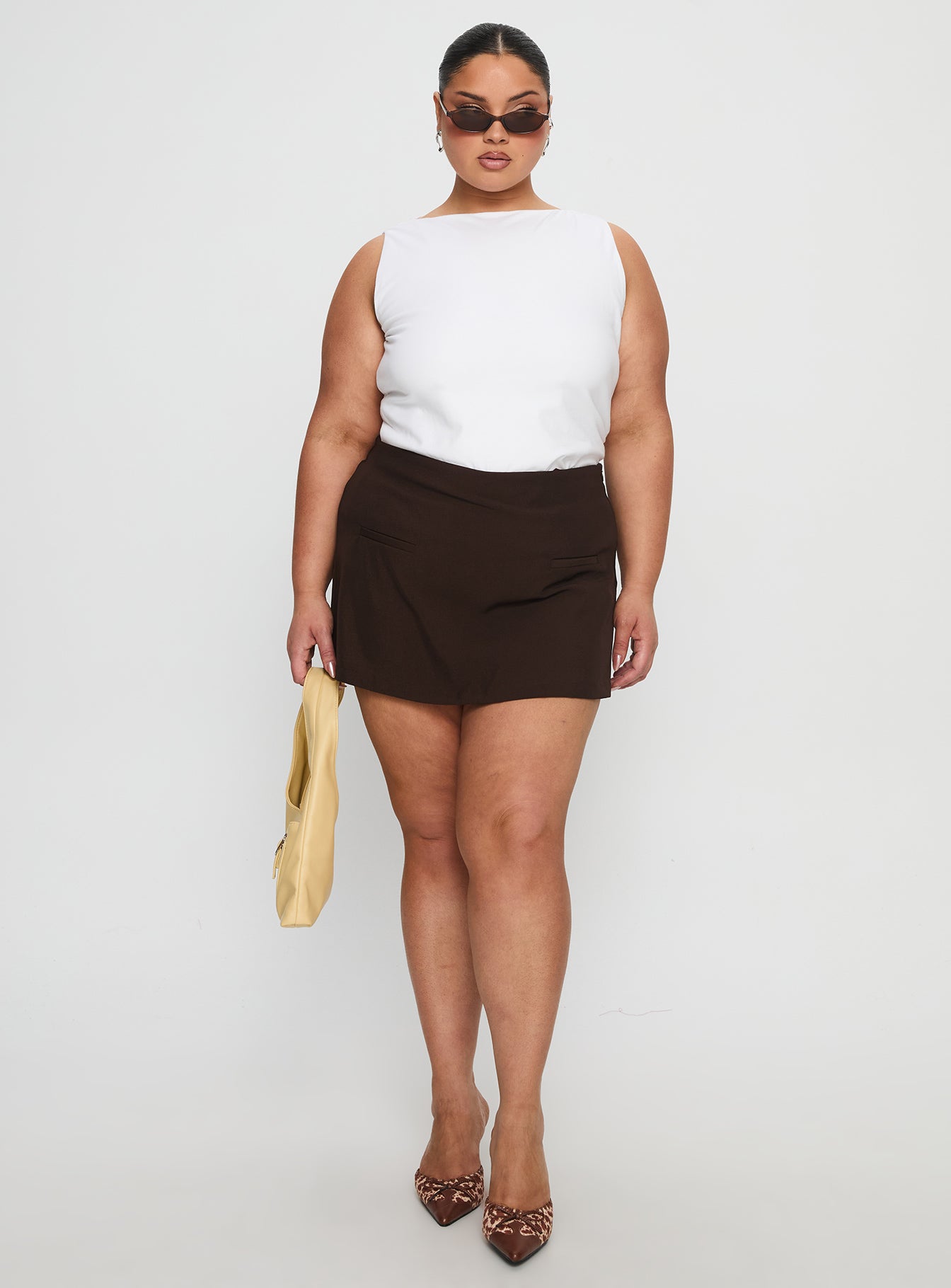 Anette Skort Chocolate Curve
