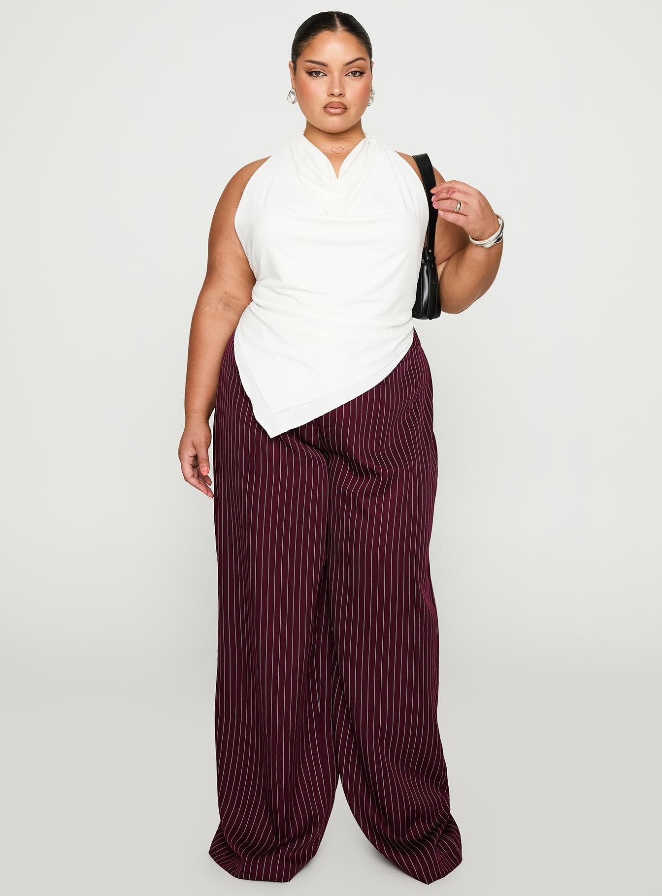 Interlude Top White Curve