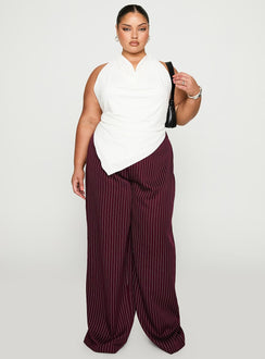 Interlude Top White Curve