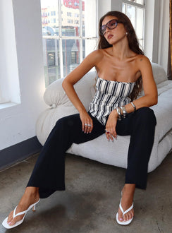 Lucetta Wide Leg Pant Black