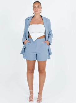 Sazan Shorts Blue Princess Polly mid-rise 