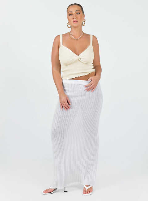 product Princess Polly  Dalma Twist Top Ivory